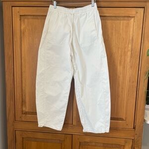 White Barrel Pants Abercrombie